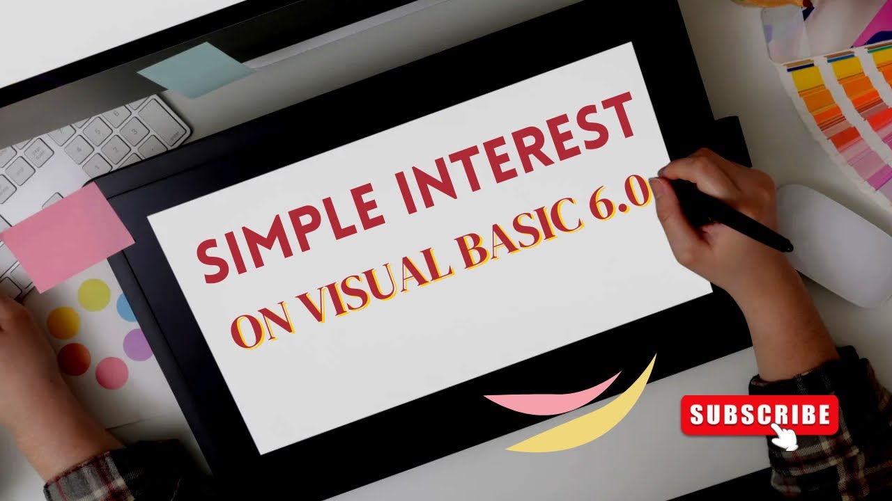 Simple Interest Visual Design SIMPLE INTEREST ON VISUAL BASIC 6.0 - YouTube