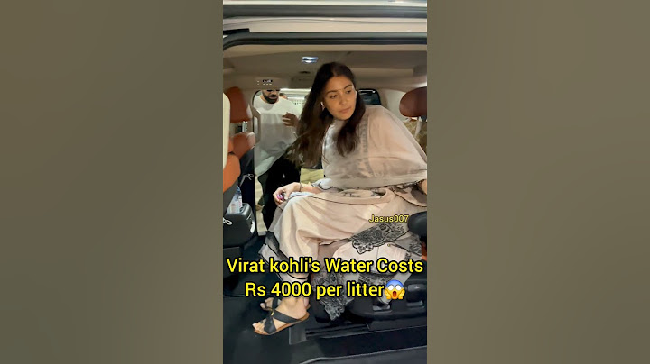 Virat kohli's Water CostsRs 4000 per litter😱. #viratkohli #Anushkasharma #shorts #Jasus007