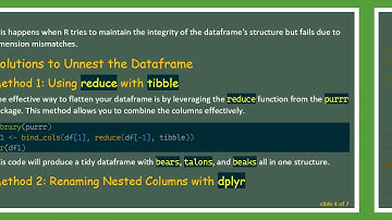 How to Unnest a Dataframe Within a Dataframe in R