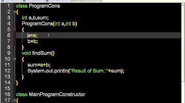 Java in Hindi (Constructor - Local Variable and Instance Variable having Same Name)