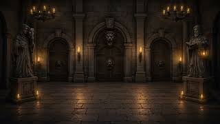 Medieval Castle Animated Background for Twitch, VTuber & Zoom | Fantasy Dungeon Hall