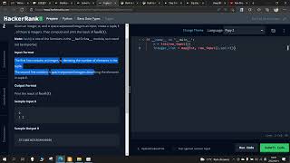 How to solve Hacker Rank Challenge Tuples in Python