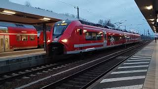 Ein Mireo verlässt den Bahnhof Jüterbog