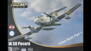 Kinetic 1/48th Scale Pucara Video Build Part 1