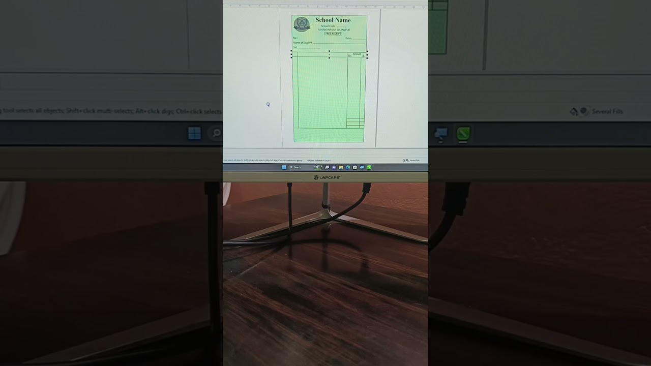 fees Receipt 🧾🧾 