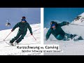 Kurzschwung vs. Carving Schwünge - was ist wann besser? | Skifahren lernen