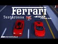 Ferrari Testarossa VS Ferrari 458 in Roblox Drive World! (Insane match!)