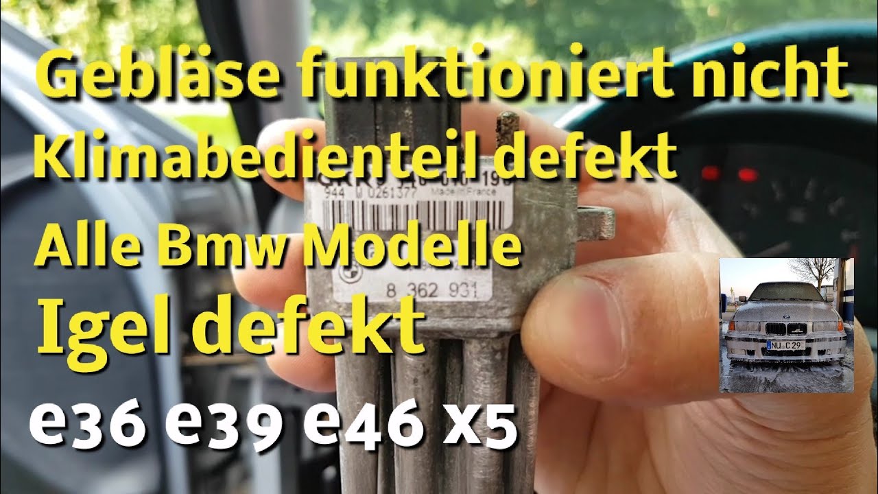 2017 Jeep Grand Cherokee >> BMW Gebläse Defekt Igel Gebläseendstufe e36 e39 e46 x5 - YouTube 2017 Jeep Grand Cherokee >> BMW Gebläse Defekt Igel Gebläseendstufe e36 e39 e46 x5 - YouTube