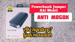 Solusi Aki Mobil Tekor : Tes Power bank Jump Starter Mobil multi fungsi - 2019