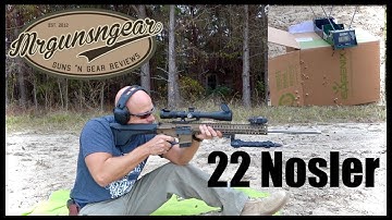 22 Nosler Ammunition 77gr and 55gr Chronograph Test