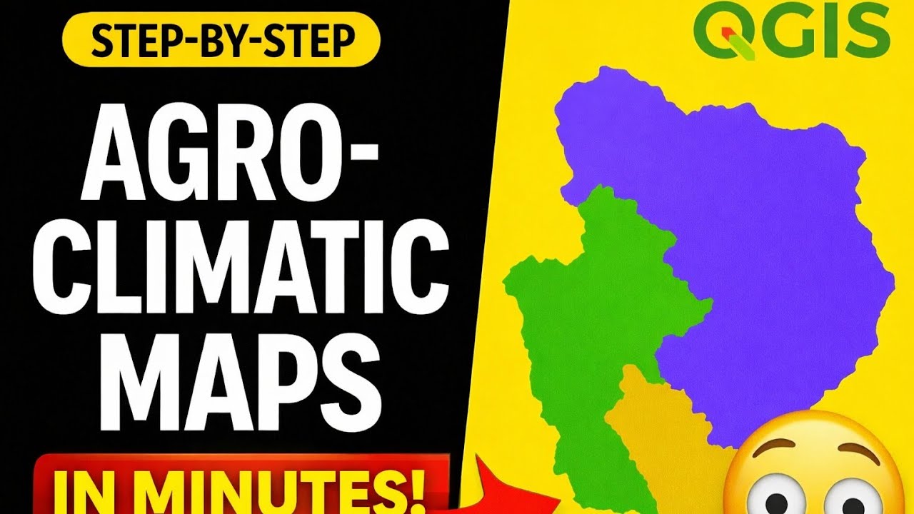በ QGIS የግብርና-አየር ንብረት (Agro-Climatic Zone) ካርታ አሰራር - ደረጃ በደረጃ ስልጠና!