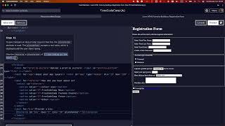 LEARN HTML FORMS BY BUILDING A REGISTRATION FORM STEP 41 #freecodecamp #learncss #registrationform