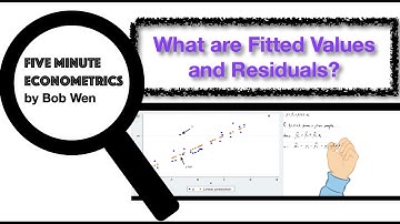 What are Fitted Values and Residuals? |【Five Minute Econometrics】Topic 3