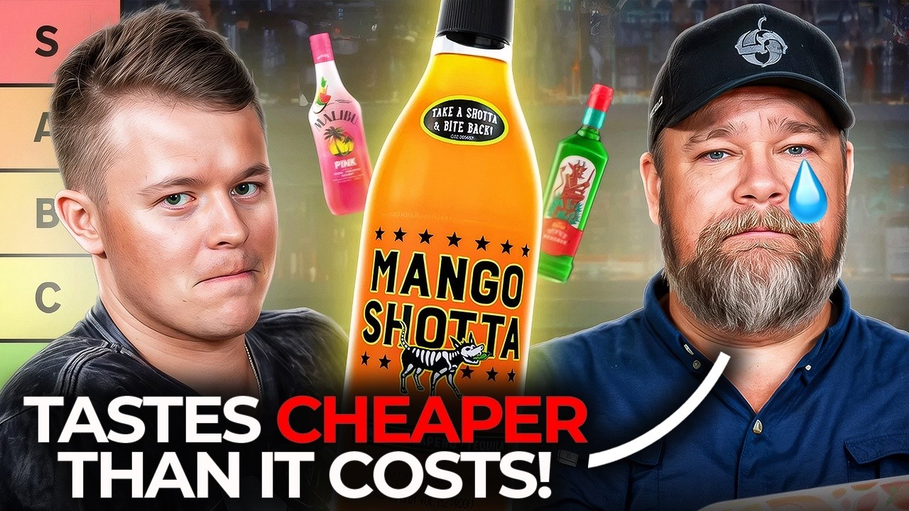 Forcing My Dad To Try A LOT of Cheap Alcohol