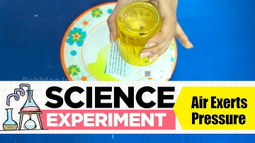 Air Exerts Pressure Experiment | Science Experiment -22 | Easy Chemistry Experiments