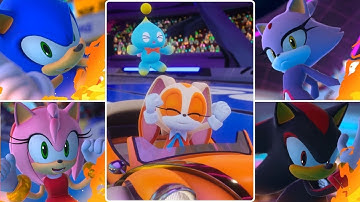 All Cream and Cheese Rival Interactions - Sonic Racing: CrossWorlds