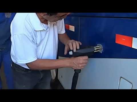 Aluminum sheet metal 34/75 – Bus side panel drawer using condenser stud welding machine - 1 – Rep...