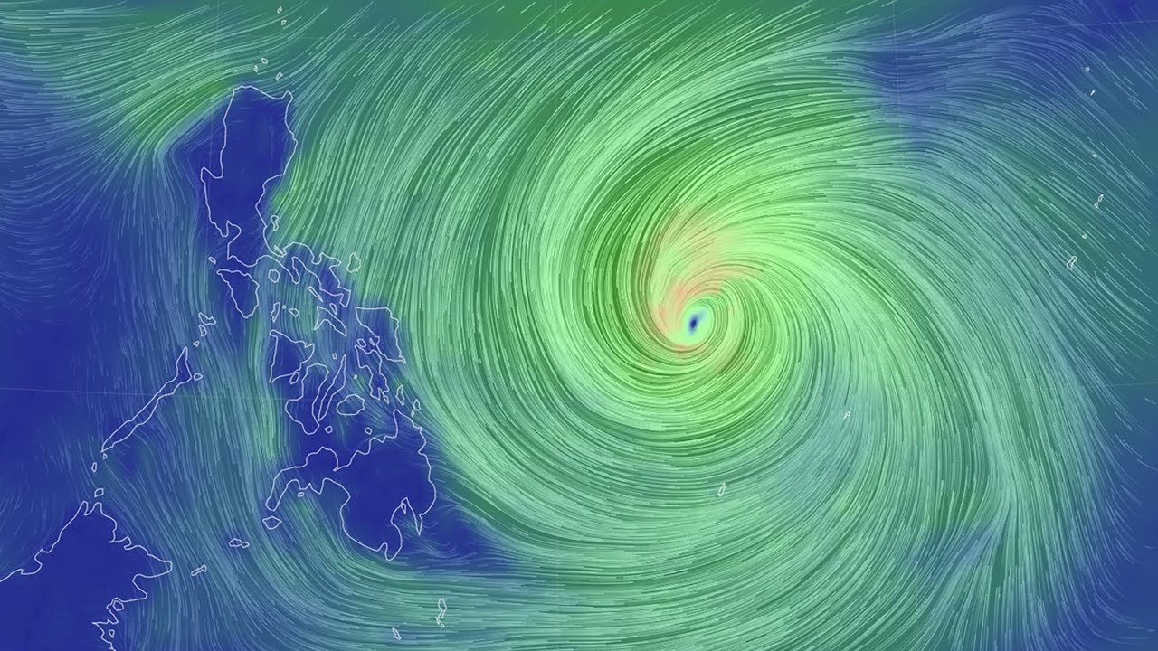 LIVE: Typhoon Uwan 2025 — Real-Time Wind Map (Nullschool Earth Data)