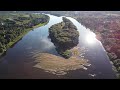 Красивый остров на реке, который никто не видел с высоты. DJI Mini 2 #dji