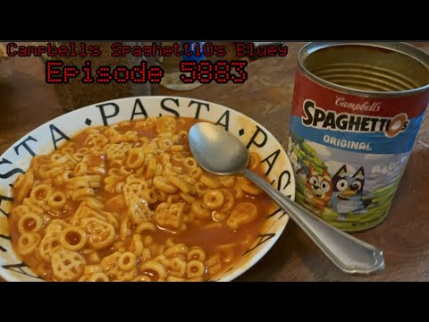 Elinor and Friends Food Review Of The Campbell’s SpaghettiO’s Bluey Edition Episode 5883