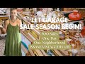 Vintage treasure hunt thrifting for decor 500 garage sales in one seattle neighborhood  huge haul