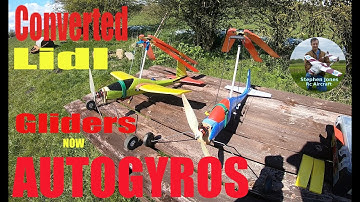 Autogyros made from Lidl Gliders Pt1