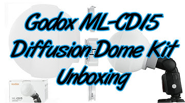 GodoxML-CD15 Dome Kit Unboxing