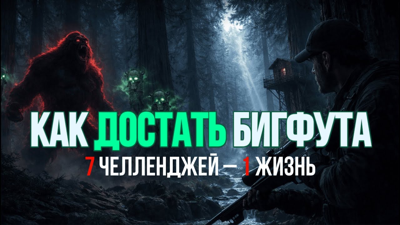 Как ДОСТАТЬ Бигфута (не повторять!) – Нейрочелленджи BIGFOOT