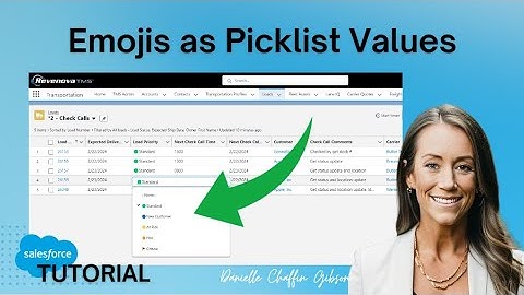 Salesforce: Use emojis as picklist field values. Color code list views and enhance user experience.