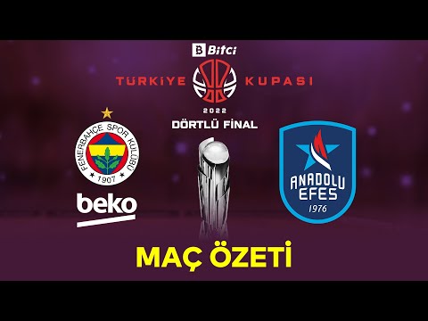 Bitci Türkiye Kupası Final ŞAMPİYON ANADOLU EFES! |  Özet | Fenerbahçe Beko 72-86 Anadolu Efes