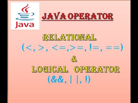 ISC Class 12 :Java Relational and logical operator || Java Operator ...