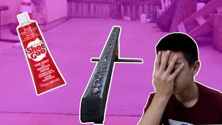 Flatbar VS Shoe Goo! (Ruined My Rail)