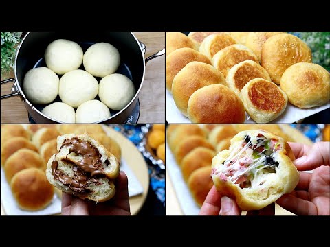 طريقتين لخبز المعجنات بدون فرن مع أنجح وصفة للمعجنات إهداء لمتابعاتي العزيزات