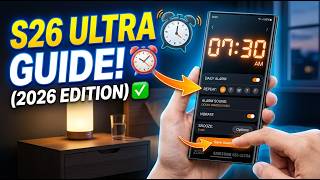 Samsung S26 Ultra Alarm Setup Guide (2026) | Customize Alarms Like a Pro screenshot 3