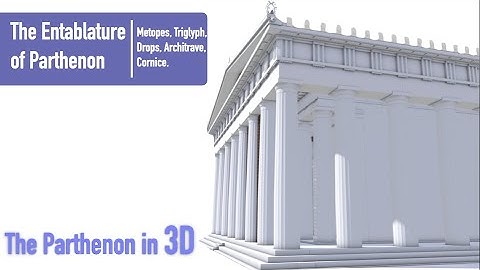 Digital Book | The Parthenon in 3D | The Entablature of Parthenon