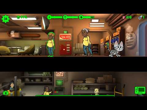 Starting to rearrange the vault-Fallout Shelter.