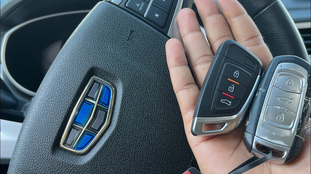 Geely Smart Key Shell Generate Geely smart key using Xhorse universal smart key and vvdi key ...
