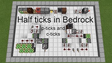 The 0-tick pulses of Minecraft Bedrock: P-ticks and C-ticks– How to create and use them