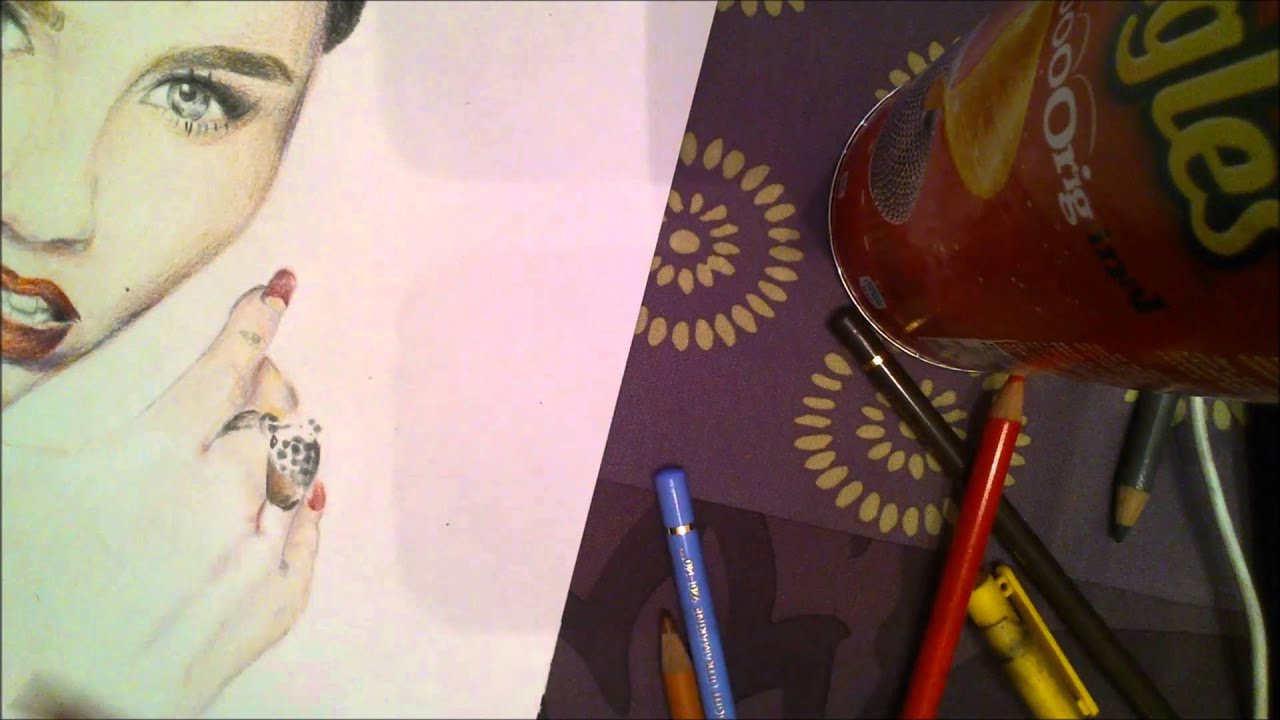 Miley Cyrus - Colored Pencils