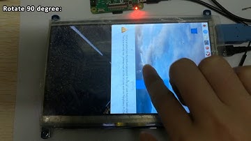Touch Rotating for WS Capacitive LCD