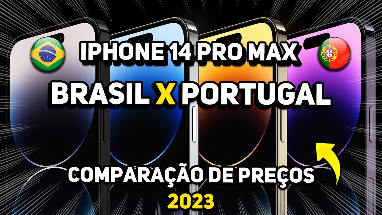 Quanto Custa Iphone 14 PRO MAX em Portugal ? VEJA ESSE COMPARATIVO DE ...