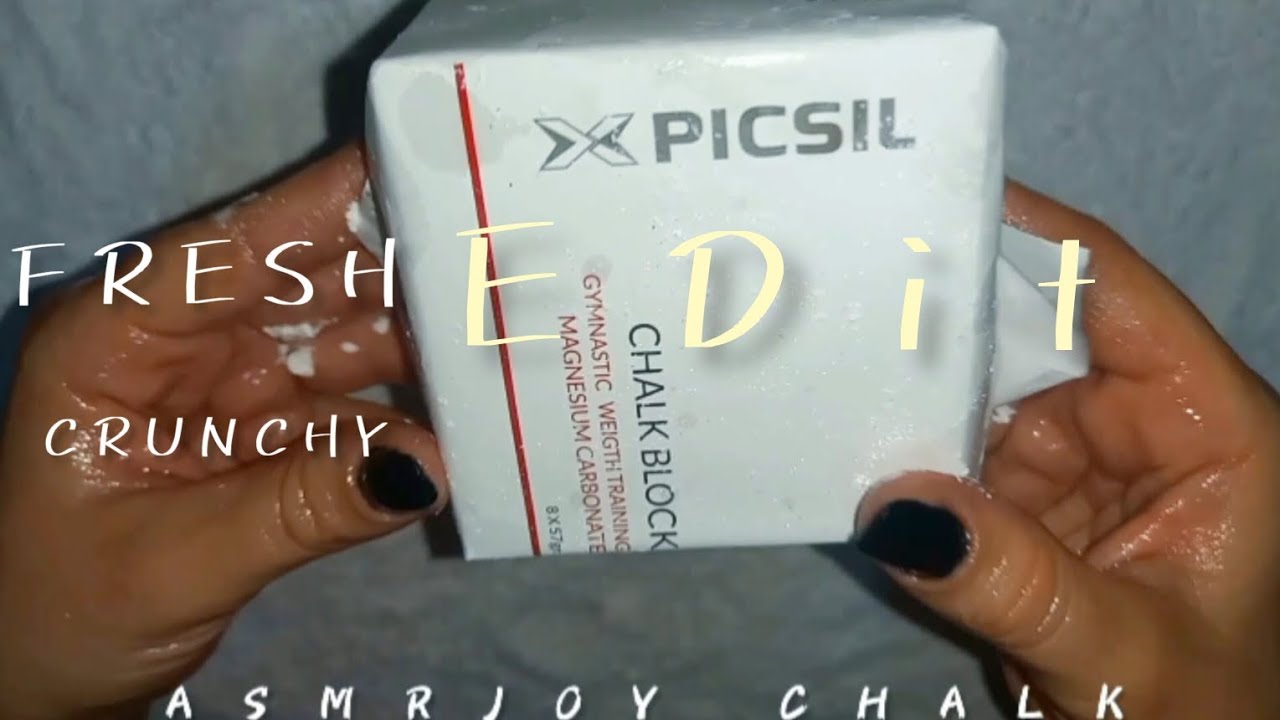 only CRUNCHY CRUNCH 🔊🤌🏻FRESH CHALK BLOCKS/PICSIL GYM CHALK SATISFYING