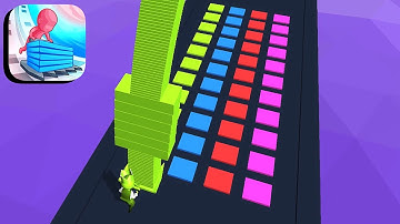 STACK COLORS 🕺🕺🤩 All Levels Gameplay Android,ios (Level 251)