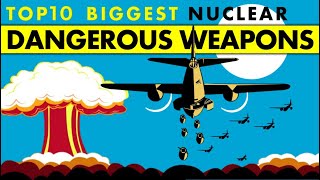World's deadliest weapons - TOP 10 BIGGEST NUCLEAR - 🚀 Missile Comparison of Nuclear Power States 🚀