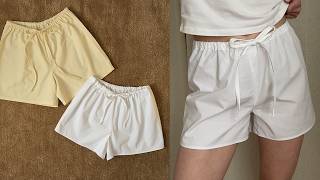 how to sew: the staple shorts (with french seams! no serging)