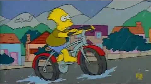 Bart Simpson Hablando en Francs (Comparacin en Ing...