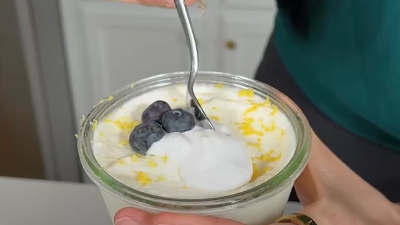 Полезный лимонный мусс!