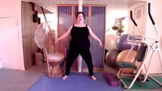 Just Stretching 1 hr with Kelly Bliss (some yoga)- flexibility for beginner yoga, seniors, plus size