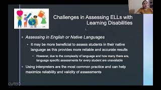 Assessing English Language Learners with Learning Disabilities
