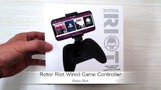 Rotor RiotのiPhone用Lightning接続ゲームコントローラー「Rotor Riot Wired Game Controller」の紹介